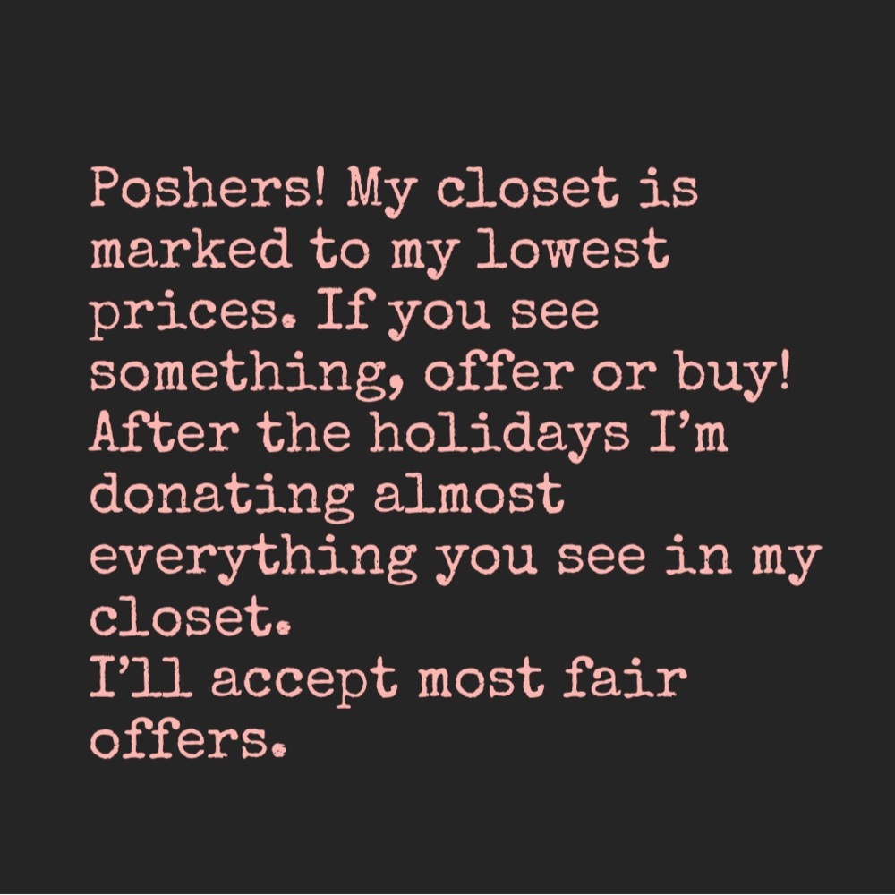 Major closet sale